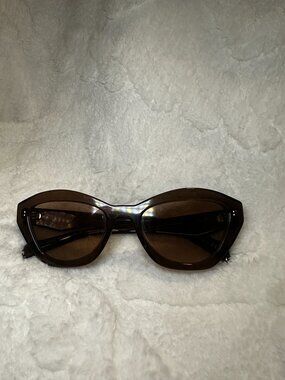 Prada PR A02S Brown Transparent/Brown (17O-60B) Sunglasses